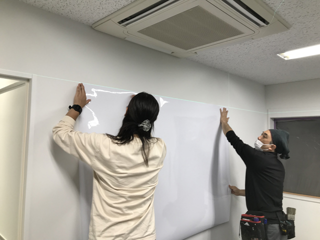 2022年限定カラー 事務所 事務 ボード ホワイトボード クロスボード